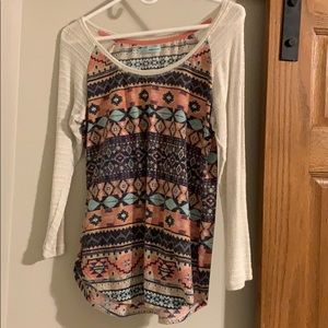 Aztec 3/4 sleeve